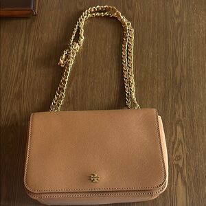 Tory Burch Tan Chain Shoulder Bag